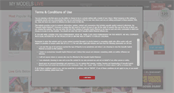 Desktop Screenshot of mymodelslive.com